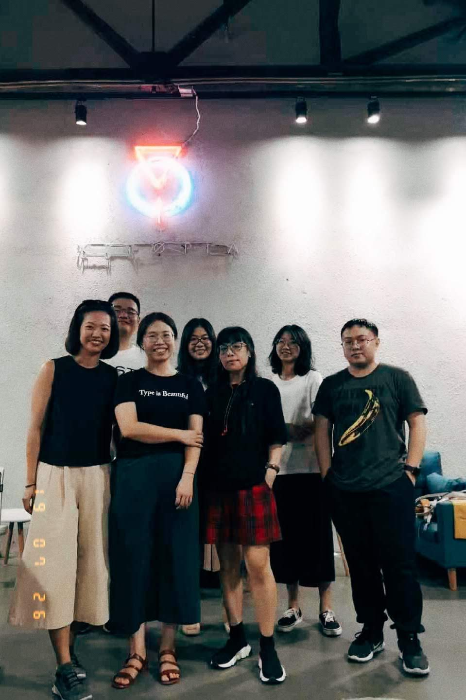 跟 The Type 小伙伴们的合影